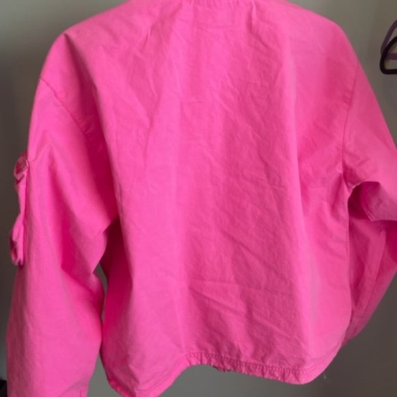 Aritzia TNA Overload Cargo Jacket - Pink- size S - Picture 5 of 6
